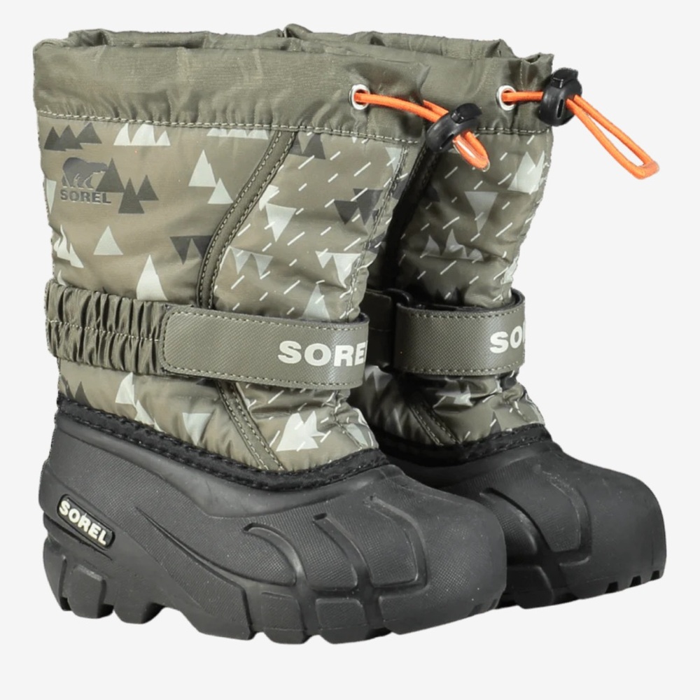 Sorel Flurry Snow Boots Kids Size 12 Waterproof Winter Boots